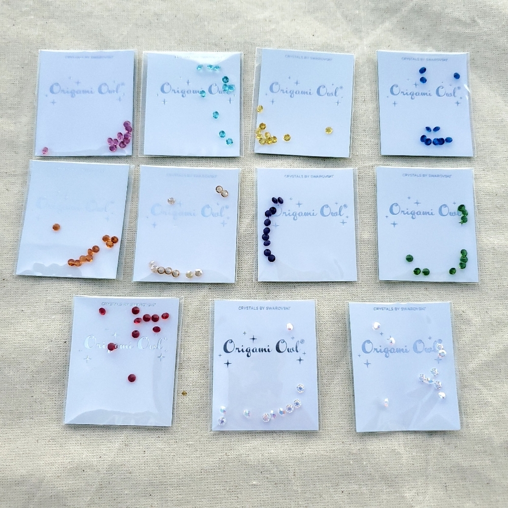 Origami Owl Swarovski stardust crystal packs